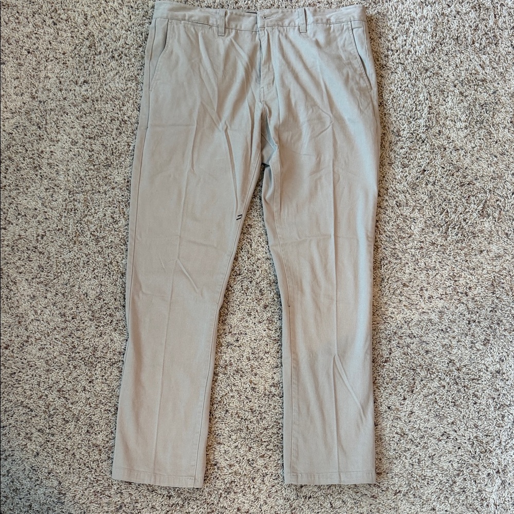 Tavik Men's Light Khaki Straight Chino Pants